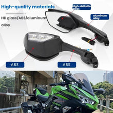 Load image into Gallery viewer, Motorcycle Rearview Mirror With LED Light For Kawasaki ZX-10R 2011-2015