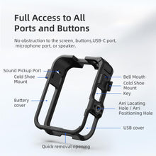 Load image into Gallery viewer, For DJI Osmo 360 aMagisn Expansion Cage Plastic Frame with Lens Cap