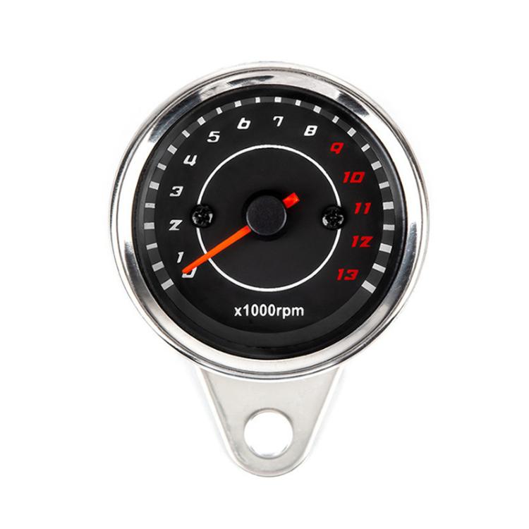 Motorcycle LED Backlit Engine Speedometer, 7566