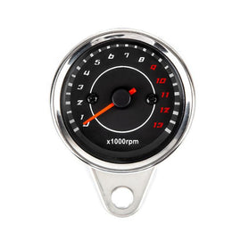 Motorcycle LED Backlit Engine Speedometer, 7566