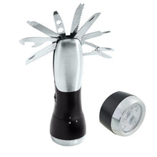 Load image into Gallery viewer, Portable Outdoor Flashlight Emergency Tool Kit