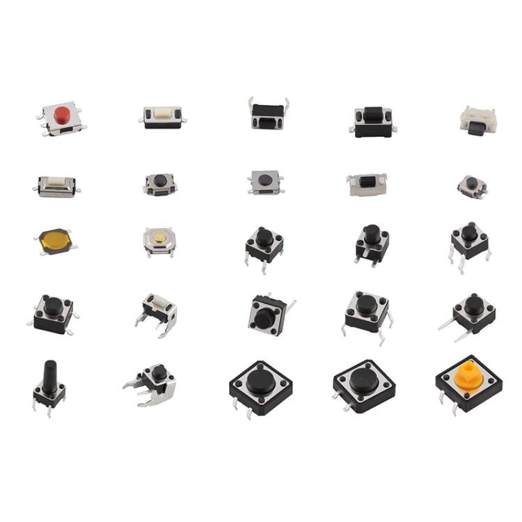 125pcs /Set Car Button Micro Tactile Switch, 125pcs /Set