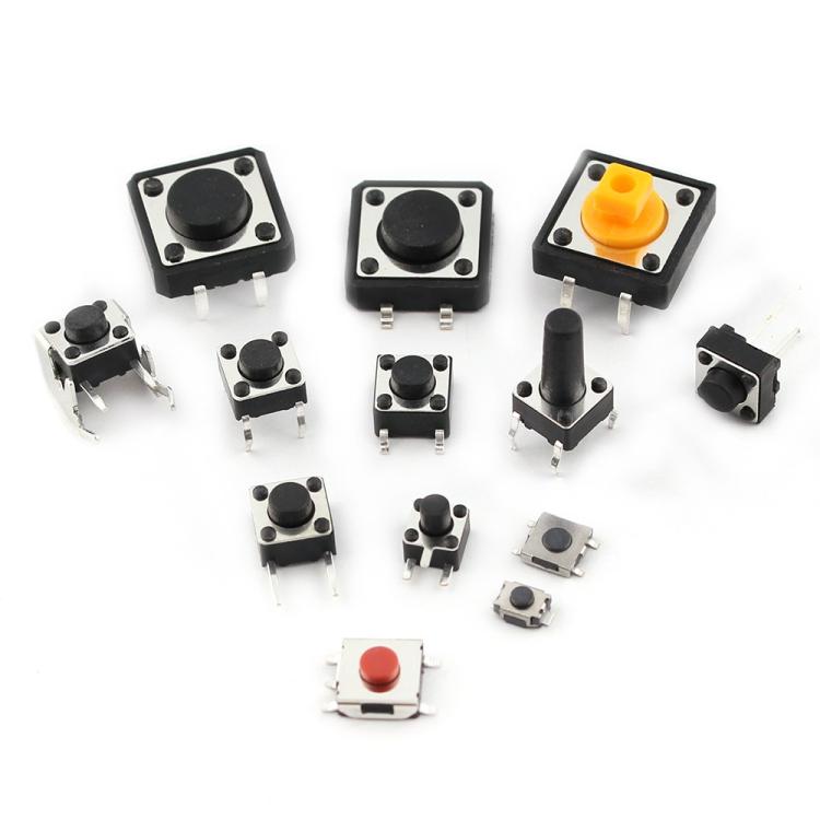 125pcs /Set Car Button Micro Tactile Switch, 125pcs /Set