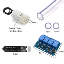 Load image into Gallery viewer, DIY 4-Way Relay Automatic Garden Watering Kit, 4-Way