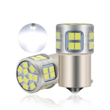 Load image into Gallery viewer, 1pair Automotive 30-LED Wick 12V-80V Turn/Daytime Running/Taillight, 1156 Straight Pin, 1156 Crooked Pin, 1157