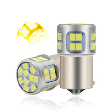 Load image into Gallery viewer, 1pair Automotive 30-LED Wick 12V-80V Turn/Daytime Running/Taillight, 1156 Straight Pin, 1156 Crooked Pin, 1157
