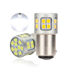 Load image into Gallery viewer, 1pair Automotive 30-LED Wick 12V-80V Turn/Daytime Running/Taillight, 1156 Straight Pin, 1156 Crooked Pin, 1157