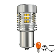 Load image into Gallery viewer, 25W Automotive LED Anti-Flicker Decoded Turn Signal Light With Fan, 1156 150 Degree, 1156 180 Degree, T20 / 7440