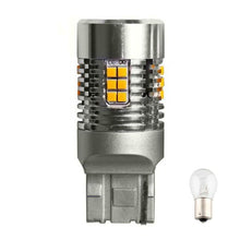 Load image into Gallery viewer, 25W Automotive LED Anti-Flicker Decoded Turn Signal Light With Fan, 1156 150 Degree, 1156 180 Degree, T20 / 7440