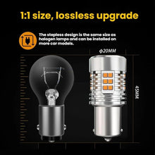 Load image into Gallery viewer, 25W Automotive LED Anti-Flicker Decoded Turn Signal Light With Fan, 1156 150 Degree, 1156 180 Degree, T20 / 7440