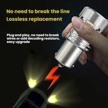 Load image into Gallery viewer, 25W Automotive LED Anti-Flicker Decoded Turn Signal Light With Fan, 1156 150 Degree, 1156 180 Degree, T20 / 7440