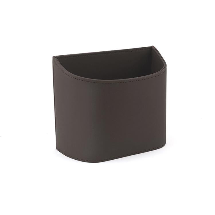 Hanging Leather Car Trash Can Multifunctional Storage Box