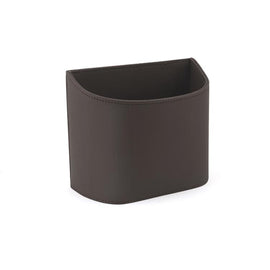 Hanging Leather Car Trash Can Multifunctional Storage Box