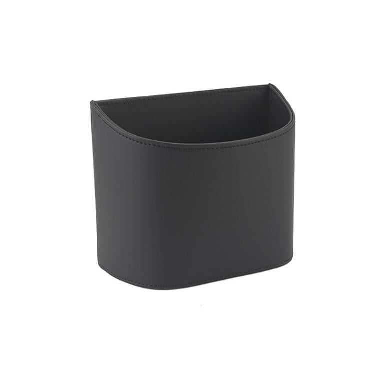 Hanging Leather Car Trash Can Multifunctional Storage Box