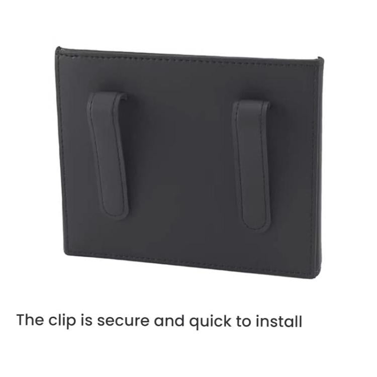 Hanging Leather Car Trash Can Multifunctional Storage Box