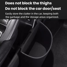 Load image into Gallery viewer, Hanging Leather Car Trash Can Multifunctional Storage Box