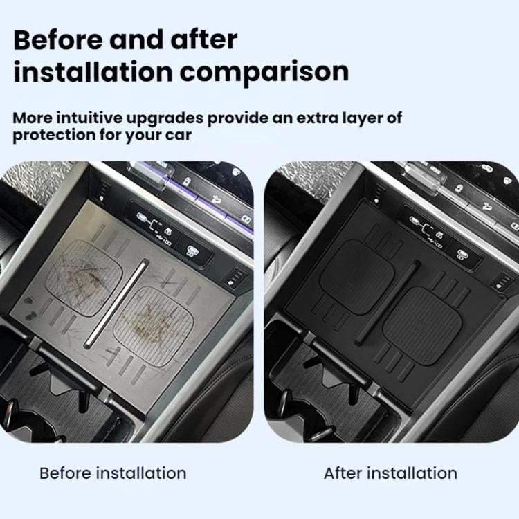 Anti-Slip Dust-Resistant Wireless Charging Silicone Mat For 2024 Hyundai Santa Fe