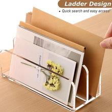Load image into Gallery viewer, Acrylic Desk Organizer Box File Rack, Single, Double