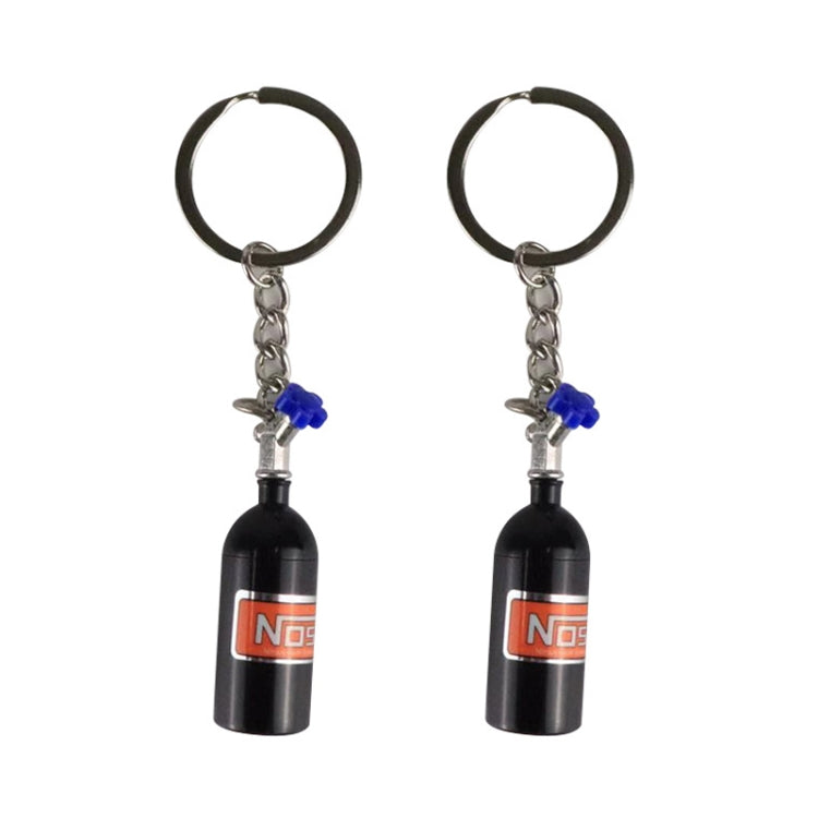2 PCS Fashion Metal Keyring Car Keychain Auto Key Chain Key Ring, Black, Blue, White, Red, Purple, Gold, Green
