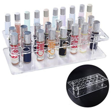 Load image into Gallery viewer, 36-Hole Transparent Acrylic Lipstick Display Stand Perfume Makeup Brush Storage Rack, YX202