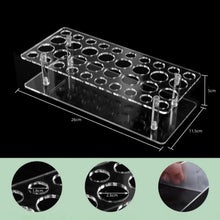 Load image into Gallery viewer, 36-Hole Transparent Acrylic Lipstick Display Stand Perfume Makeup Brush Storage Rack, YX202