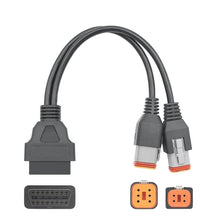 Load image into Gallery viewer, Motorcycle 6+4 Pin Adapter Cable for Harley Davidson