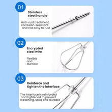 Load image into Gallery viewer, 2pcs /Set 304 Stainless Steel Whisk Attachment For Donlim, Hauswirt Electric Hand Mixers