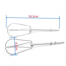 Load image into Gallery viewer, 2pcs /Set 304 Stainless Steel Whisk Attachment For Donlim, Hauswirt Electric Hand Mixers