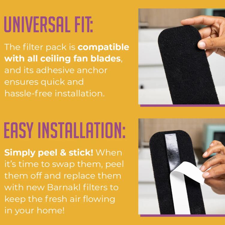 5pcs Electric Fan Blade Activated Carbon Air Filter Cotton With Adhesive, 25cm x 9cm x 3mm, 25cm x 9cm x 5mm