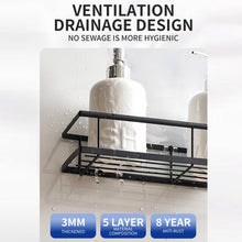 Load image into Gallery viewer, Wall-mounted Punch-free Bathroom Toiletry Storage Rack