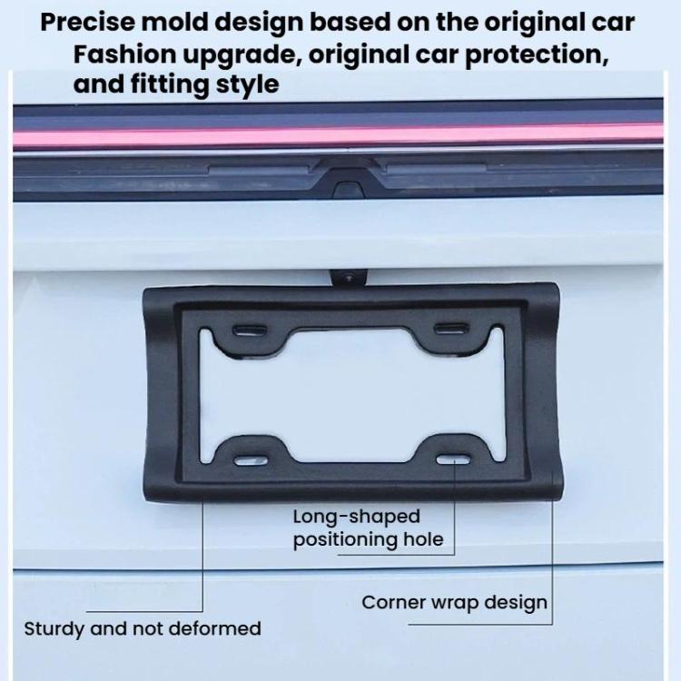 Car License Plate Frame Plate Holder Anti-Collision License Plate Frame, US