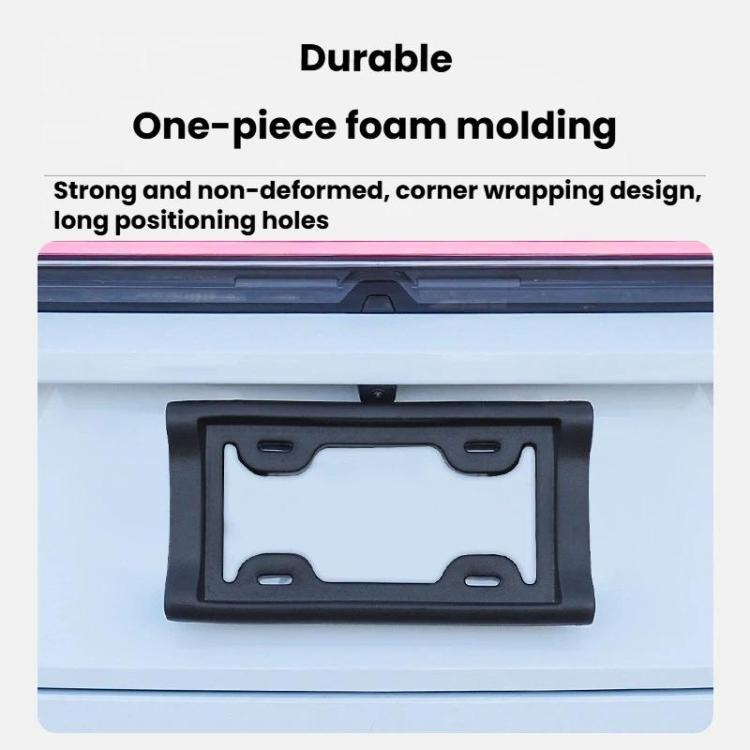 Car License Plate Frame Plate Holder Anti-Collision License Plate Frame, US