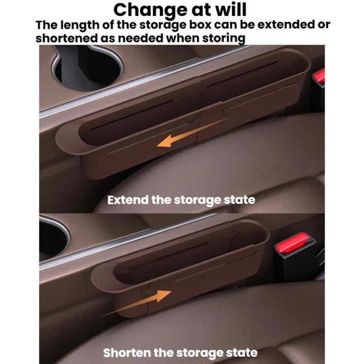 Car Seat Retractable Storage Box Multi-Functional Storage Box In-Car Storage Box
