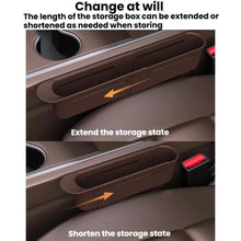 Load image into Gallery viewer, Car Seat Retractable Storage Box Multi-Functional Storage Box In-Car Storage Box