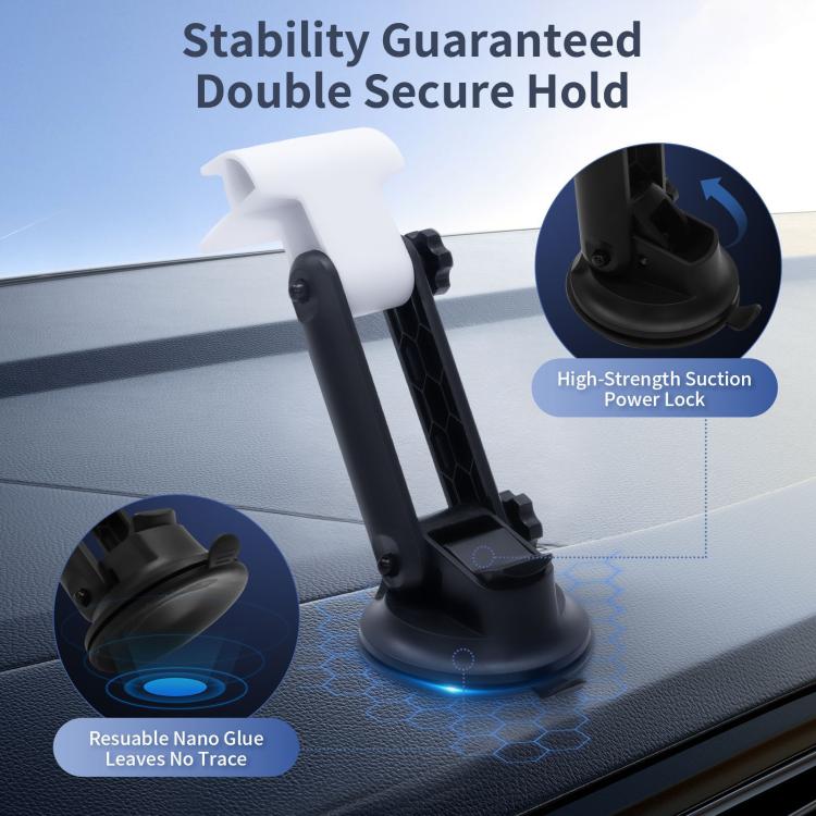 For Starlink Mini Device Center Console Car Mount, S2055 White, S2055 Black