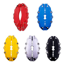 Load image into Gallery viewer, 2pcs /Set Car High-Temperature Resistant Brake Caliper Cover Kit, S Red, M Red, L Red, S Blue, M Blue, L Blue, S Yellow, M Yellow, L Yellow, S Silver, M Silver, L Silver, S Black, M Black, L Black