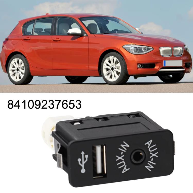 For BMW AUX Input Socket Switches With USB 84109237653 / 9237653