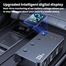 Load image into Gallery viewer, 226W 3 In 1 Car Cigarette Lighter Digital Display PD Fast-Charging Car Charger, C33