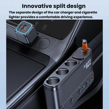 Load image into Gallery viewer, 228W Car Cigarette Lighter Retractable Cable 3 In 1 Fast-Charging Car Charger With Independent Switches, C35L