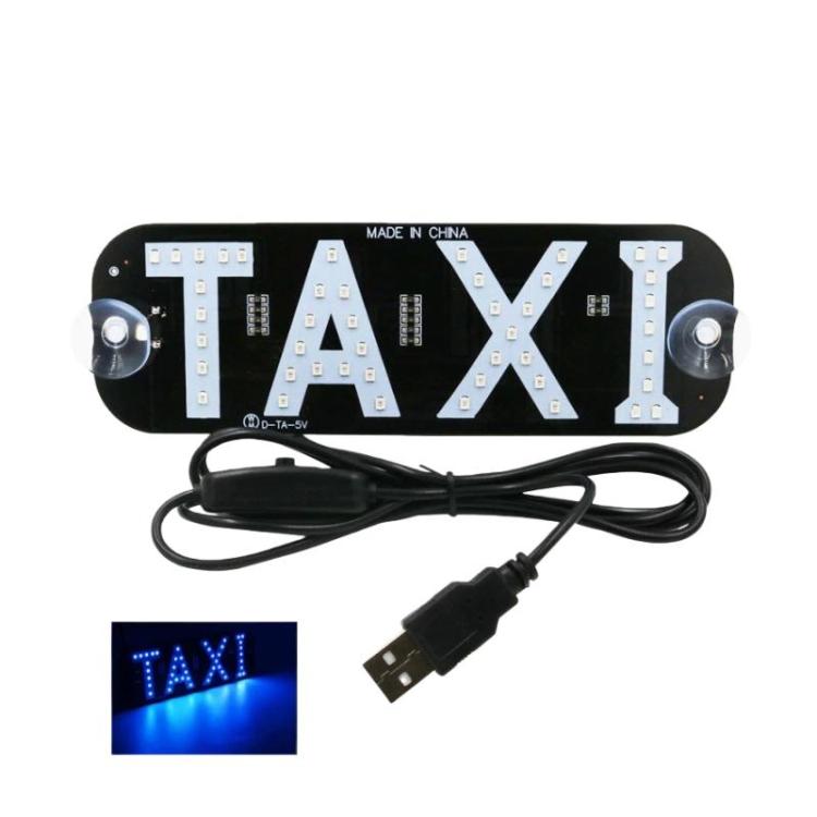 Taxi Indicator Light For Vehicles Roof Lamp With Switch, USB Port, Cigarette Lighter Socket
