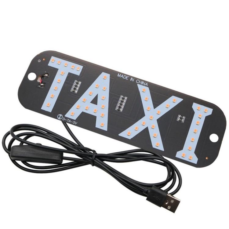 Taxi Indicator Light For Vehicles Roof Lamp With Switch, USB Port, Cigarette Lighter Socket