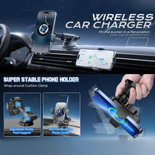 Load image into Gallery viewer, 5W-15W Air Vent Car Wireless Charging Mount Smart Sensor Mount For Phone Charging, M15A