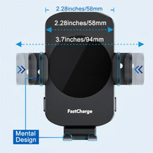 Load image into Gallery viewer, 5W-15W Air Vent Car Wireless Charging Mount Smart Sensor Mount For Phone Charging, M15A