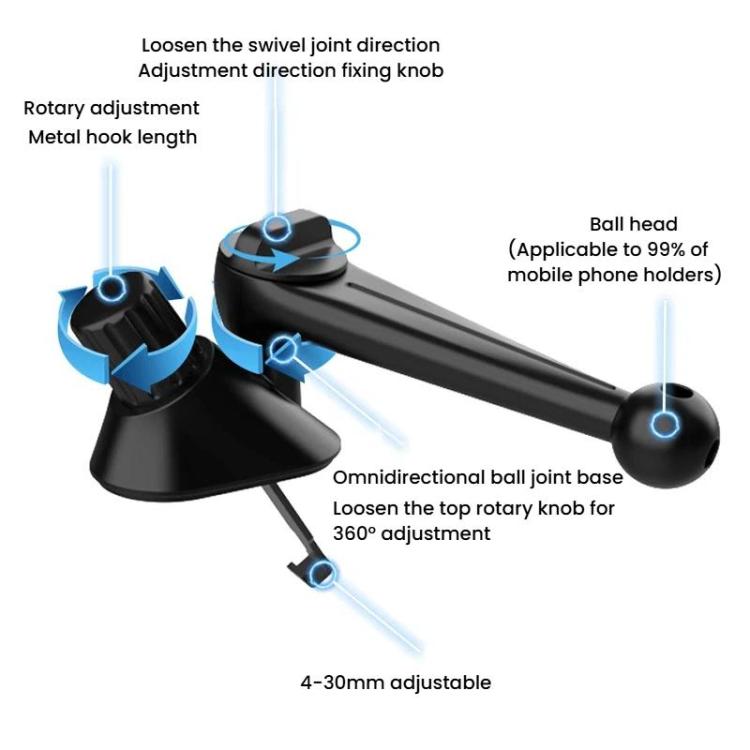2pcs Snail-Shaped Mount Base Car Air Vent Phone Mount Accessories, Car Air Vent Phone Mount
