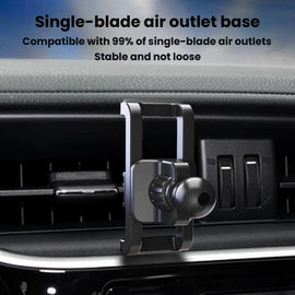 In-Line Clip Car Phone Mount Base Slidable Air Vent Phone Mount Accessories For Vehicles, In-Line Clip