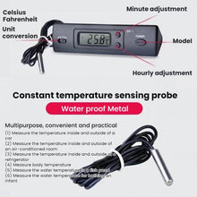 Load image into Gallery viewer, Mini Embedded Waterproof Large Screen Electronic Digital Display Thermometer