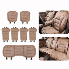 Load image into Gallery viewer, Car Seat Cushion Thickened Non-Slip Front Rear Seat Cushions, Front Seat Cushion Black, Front Seat Cushion Brown, Front Seat Cushion Red, Back Cushion Black, Back Cushion Brown, Back Cushion Red, Rear Seat Cushion Black, Rear Seat Cushion Brown        ...