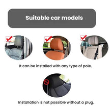 Load image into Gallery viewer, B03S Parallelogram Single-Side Headrest Car Neck Support Pillow Car Seat Side Sleeping Pillow