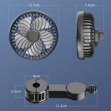 Load image into Gallery viewer, Car Rear USB Silent Three-Speed Adjustable Fan