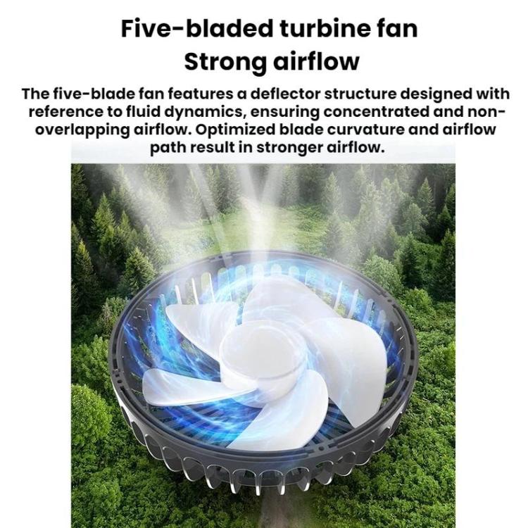 Car Rear USB Silent Three-Speed Adjustable Fan